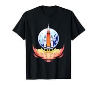 Mission de lancement de fusée Artemis 1 SLS vers la Lune et au-delà T-Shirt