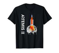 Mission de lancement de fusée Artemis 2 SLS vers la Lune et au-delà T-Shirt