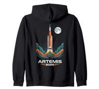 Mission de Lancement de fusée Artemis II 2026 vers la Lune (Artemis 2) Sweat à Capuche