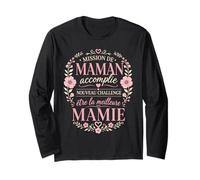 Mission De Maman Accomplie Cadeau pour Future Mamie Manche Longue