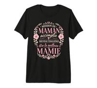 Mission De Maman Accomplie Cadeau pour Future Mamie T-Shirt Haut de Gamme