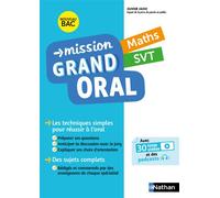 Mission Grand Oral - Maths SVT - Nicolas Coppens - Nathan - broché - Scolaire / Universitaire