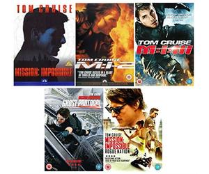 Mission Impossible 1-5 complete collection: Mission Impossible / Mission Impossible 2 / Mission Impossible 3 / Mission Impossible - Ghost Protocol / Mission Impossible: Rogue Nation
