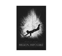 Mission Impossible Poster vintage sur toile pour décoration de salon, chambre à coucher, 30 × 45 cm, sans cadre
