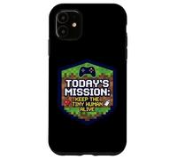 Mission : Keep Tiny Human Alive, Nouveau Parent, Maman, Papa, Joueur Amusant Coque pour iPhone 11
