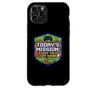 Mission : Keep Tiny Human Alive, Nouveau Parent, Maman, Papa, Joueur Amusant Coque pour iPhone 11 Pro