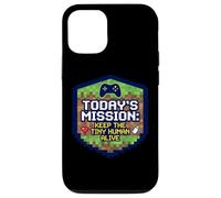 Mission : Keep Tiny Human Alive, Nouveau Parent, Maman, Papa, Joueur Amusant Coque pour iPhone 12/12 Pro