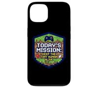 Mission : Keep Tiny Human Alive, Nouveau Parent, Maman, Papa, Joueur Amusant Coque pour iPhone 13
