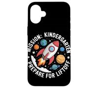 Mission Kindergarten se prépare pour Le décollage de la rentrée Coque pour iPhone 16 Plus