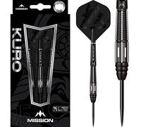 MISSION Kuro Black M4 95% - Fléchettes Pointe Acier 23g