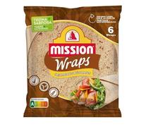 MISSION - Mission Wraps Au Blé Complet - Tortillas Tex Mex - Format Familial - Prêt en un Clin d'Oeil - 370g - Lot De 3 - Vendu Par Lot