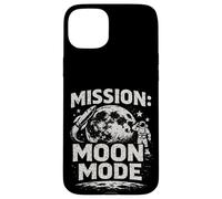 Mission Mode Lune Vintage Rétro Lunaire Coque pour iPhone 15 Plus