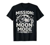 Mission Mode Lune Vintage Rétro Lunaire T-Shirt