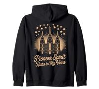 Mission Pioneer Spirit Runs in My Veins Sweat à Capuche