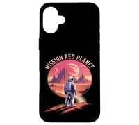 Mission Red Planet Astronaute Coque pour iPhone 16 Plus