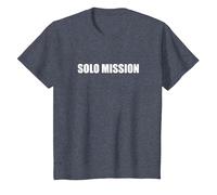 Mission Solo T-Shirt, Enfant, Bleu Chiné, 4 Ans