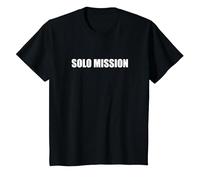 Mission Solo T-Shirt, Enfant, Noir, 4 Ans