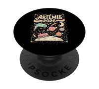 Mission Spatiale Artemis 2026 PopSockets PopGrip Adhésif