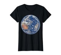 Mission Spatiale Artemis II : Vue sur la Lune et la Terre Depuis Artemis 2 T-Shirt Graphique avec Valeur, Femme, Noir, M