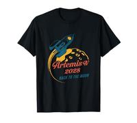 Mission Spatiale rétro Artemis IV 2028 Retour vers la Lune T-Shirt