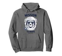 Mission to Mars Cool Space Astronaute Bear Cartoon Graphic Sweat à Capuche