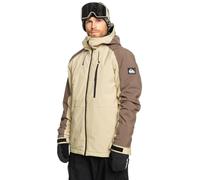 Veste Quiksilver Mission Block beige clair marron - L