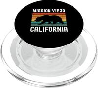 Mission Viejo California USA Drapeau Vintage Ours San Diego SD PopSockets PopGrip pour MagSafe