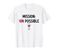 Mission Vin Possible Humour vin pour Amateur de vin Rouge T-Shirt