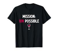 Mission Vin Possible Humour vin pour Amateur de vin Rouge T-Shirt