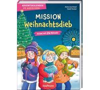 Mission Weihnachtsdieb: Adventskalender mit Auftrennseiten - Krimi mit 24 Rätseln