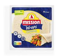 MISSION - Wraps Nature Au Blé 370G - Lot De 4 - Offre Special