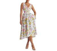 Missionary Robe Longue Slim à col Licou, Nouvelle Collection été 2024, Europe et états-Unis, Mode Vent imprimée, Robe de tempérament à col en v(A,M)