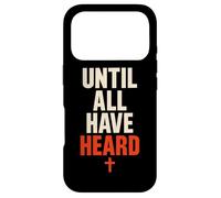 Missions chrétiennes jusqu'à ce Que Tous entendent Une Typographie audacieuse Coque pour iPhone 17 Pro