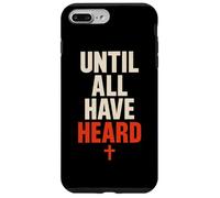 Missions chrétiennes jusqu'à ce Que Tous entendent Une Typographie audacieuse Coque pour iPhone 7 Plus/8 Plus