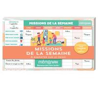 Missions de la semaine Mémoniak - bloc aimanté à compléter - Collectif - Editions 365 - broché - Papeterie