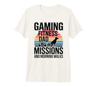 Missions et promenades matinales pour Chien et Papa T-Shirt Haut de Gamme