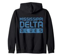 Mississippi Delta Blues Musicien Guitare Musicien Vintage Sweat à Capuche