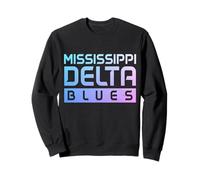 Mississippi Delta Blues Musicien Guitare Musicien Vintage Sweatshirt