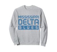 Mississippi Delta Blues Musicien Guitare Musicien Vintage Sweatshirt