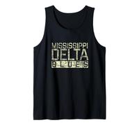 Mississippi Delta Blues T-shirt vintage rétro vieilli Débardeur