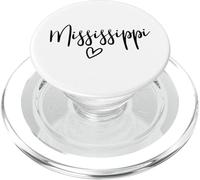 Mississippi Heart Femme Love Mississippi PopSockets PopGrip pour MagSafe
