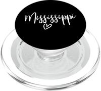 Mississippi Heart Femme Love Mississippi PopSockets PopGrip pour MagSafe