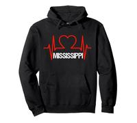 Mississippi Heartbeat USA déclare l'amour du cœur Sweat à Capuche