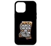 Mississippi Heritage « Église, Poulet et Coton » Coque pour iPhone 12 Pro Max
