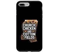 Mississippi Heritage « Église, Poulet et Coton » Coque pour iPhone 7 Plus/8 Plus