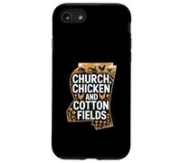 Mississippi Heritage « Église, Poulet et Coton » Coque pour iPhone SE (2020) / 7/8