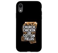 Mississippi Heritage « Église, Poulet et Coton » Coque pour iPhone XR