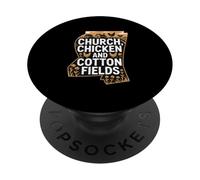 Mississippi Heritage « Église, Poulet et Coton » PopSockets PopGrip Adhésif