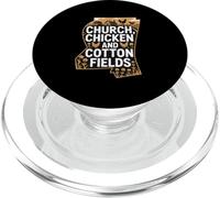 Mississippi Heritage « Église, Poulet et Coton » PopSockets PopGrip pour MagSafe