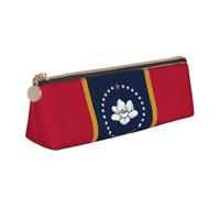 Mississippi - Trousse de maquillage multifonction avec motif drapeau de l'État du Mississippi - Pour le bureau et le rangement quotidien de papeterie, Blanc, One Size, Légères